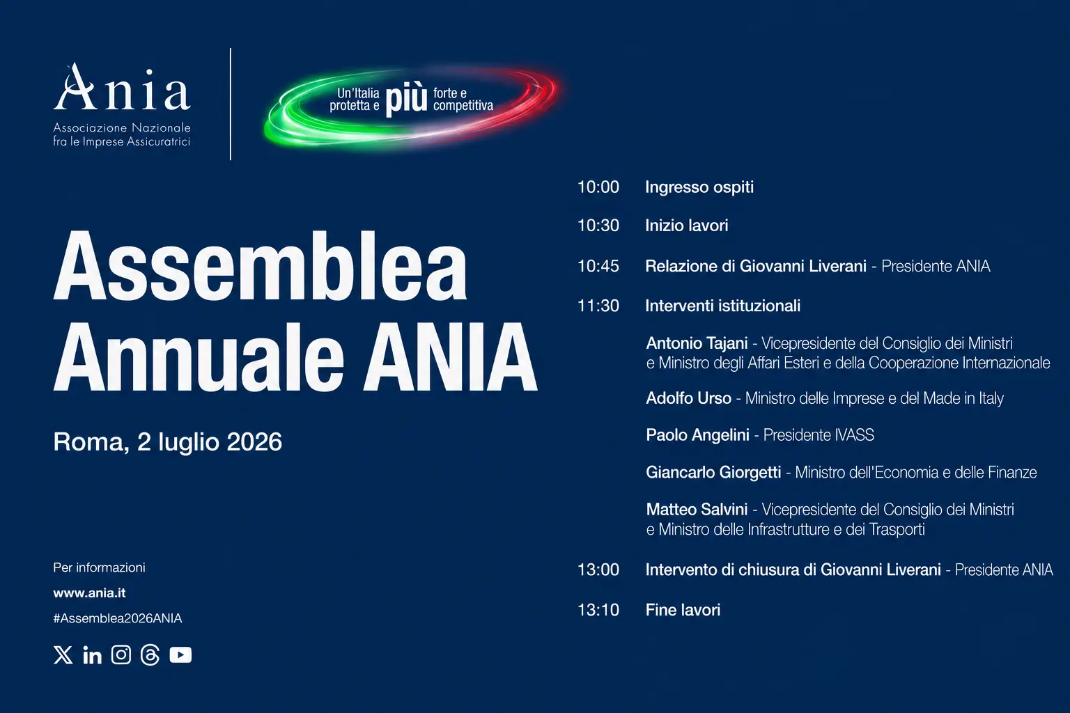Assemblea Annuale ANIA